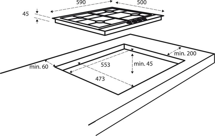 Produktbild Inventum IKG6011RVS