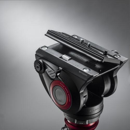Actual product image Manfrotto Video tripod kit with a fluid head and tripod bag MVK500AM (Metal)