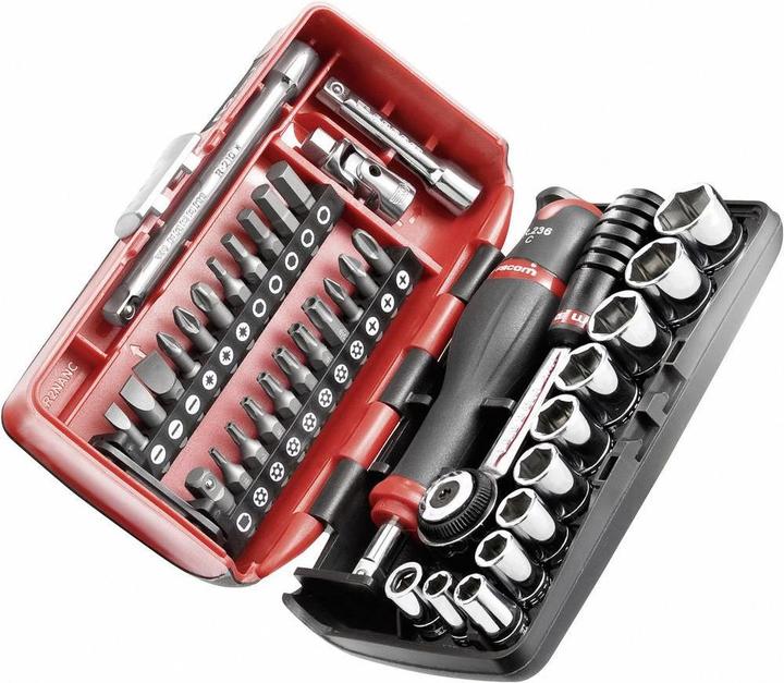 Produktbild Facom Steckschlüsselsatz metrisch 1/ (11 mm, 14 mm, 7 mm, 8 mm, 6 mm, 9 mm, 12 mm, 13 mm, 10  mm, 5 mm, 4 mm)
