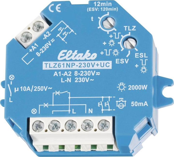 Actual product image Eltako Staircase lighting timer Under
