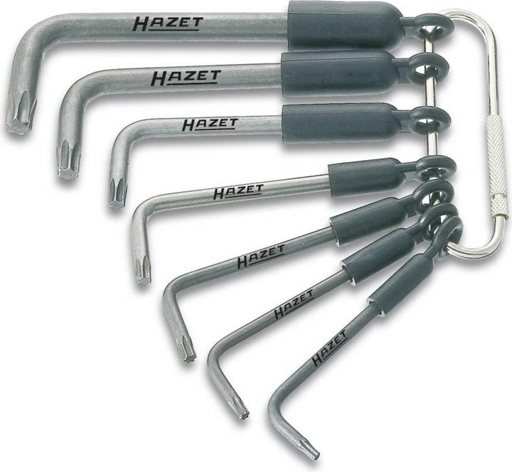 Immagine prodotto HAZET Serie di giraviti ad angolo 2115-T/7R ∙ Profilo interno TORX ∙ T8 ∙ T10 ∙ T15 ∙ T20 ∙ T25 ∙ … (Sezione T)