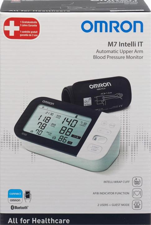 Produktbild Omron M7 Intelli IT (Blutdruckmessgerät Oberarm)