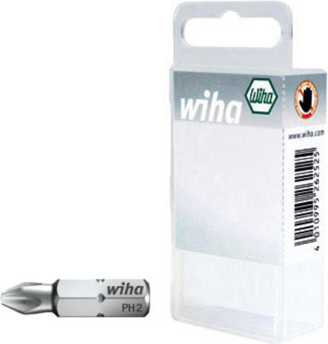 Wiha Embout cruciforme PH 2 Embout SB 7 (Croix Phillips PH M2)