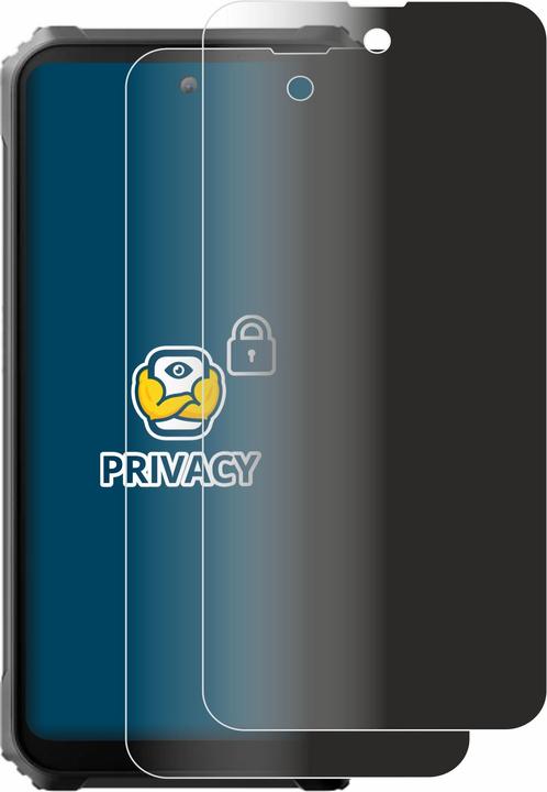 Productafbeelding BROTECT Anti-spionnetje privacyfolie Beschermfolie tegen blauw licht (2 Stuk, Blackview BL9000)