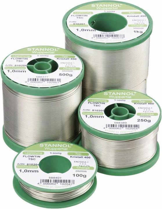 Produktbild Stannol Lötzinn, bleifrei Spule Flowti (Lötspulenkit)