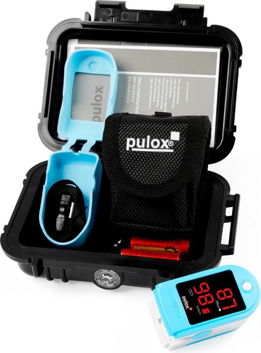 Image du produit Pulox Oxymètre de pouls PO-100 turquoise