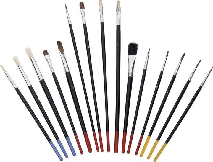 Zahn Pinsel Künstlerpinsel Feinhaar 15teil (8 mm)