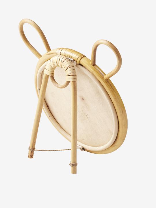 Image du produit Vertbaudet Miroir de table pour enfants OURS, rotin