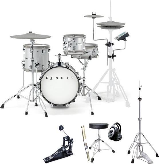 Produktbild Efnote Mini E-Drum Schlagzeug mit Zubehör-Set (E-Drum)