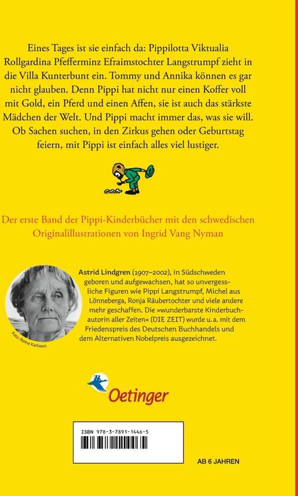 Immagine prodotto Pippi Langstrumpf (Tedesco, Astrid Lindgren, Cäcilie Heinig, Ingrid Vang Nimano, 2020)