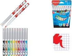 Image du produit Maped Pinceau ColorPeps (Orange, Rouge, Vert, Blanc, Noir, Marron, Bleu foncé, Jaune, Rose, Lila, Bleu clair, Vert clair, 10 x)