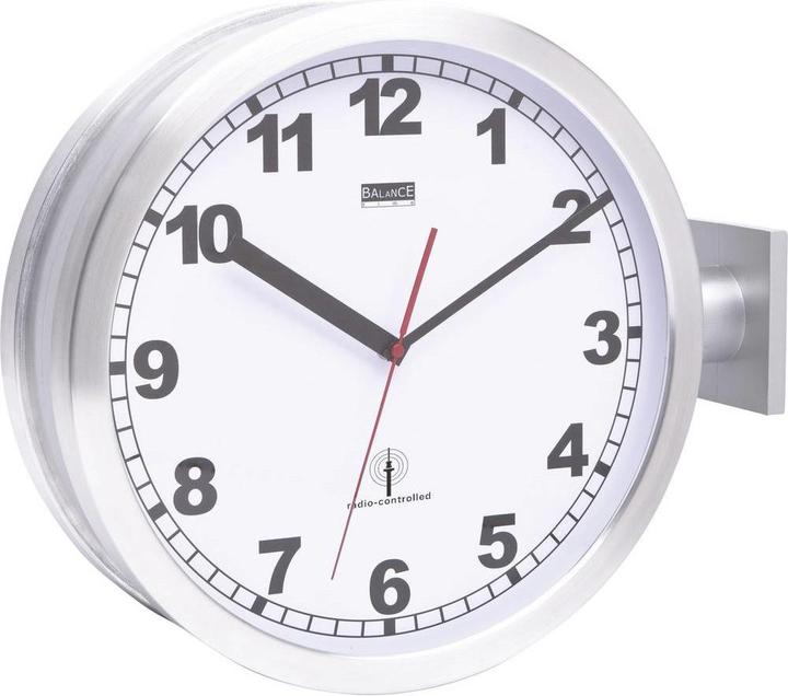 Image du produit EuroTime Horloge murale radiocommandée 91764-47 40 cm Al (40 cm)