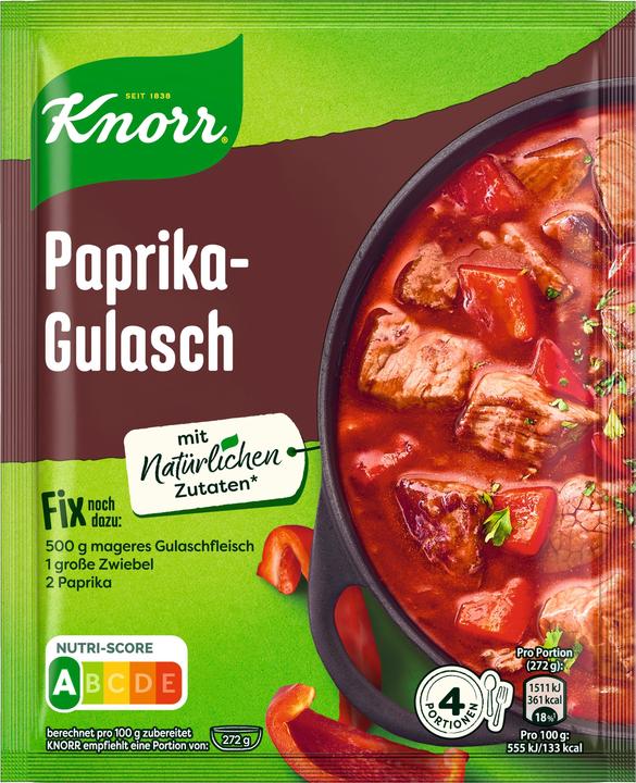 Image du produit Knorr Fix Goulasch aux poivrons (48 g)