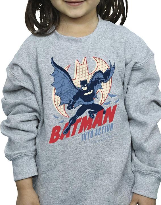 Produktbild Batman Into Action Sweatshirt Mädchen (152, 158)