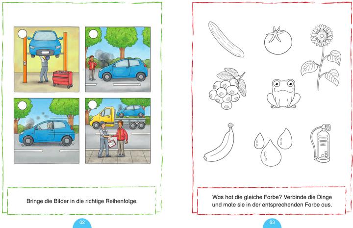 Produktbild Mein superschlaues Vorschulbuch - Konzentration und Wahrnehmung (Deutsch, Nadine Bougie, Kristin Lückel, 2023)