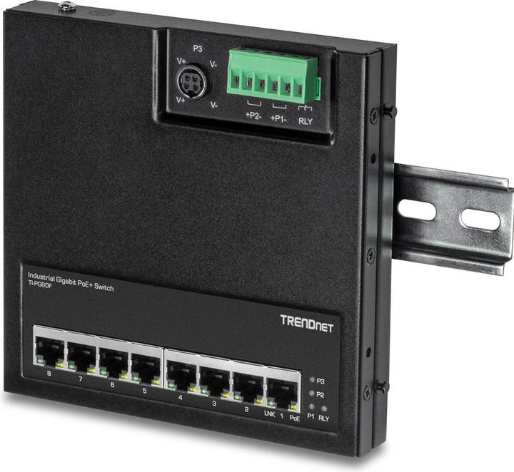 Immagine prodotto Trendnet Interruttore industriale 8 porte Gbit Unman. PoE+ FA (8 Porti)