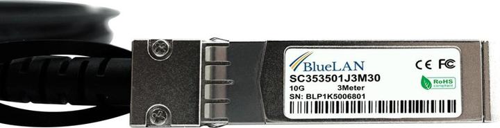 Actual product image BlueLAN Synology SFP-10G-CU1M-SG Compatible DAC SFP+ SC353501J1M30