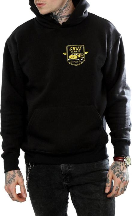 Actual product image Disney Mens Cars Cruz Ramirez Faux Pocket Logo Hoodie (S)
