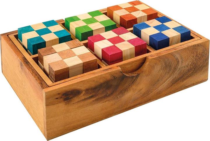 Immagine prodotto Philos Set di dadi a serpente in scatola di legno Pezzo (Tedesco, Francese, Italiano, Inglese)