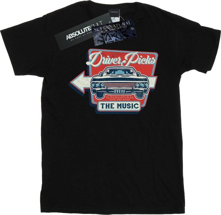 Actual product image Supernatural Mens Driver Picks The Music T-Shirt (XXL)