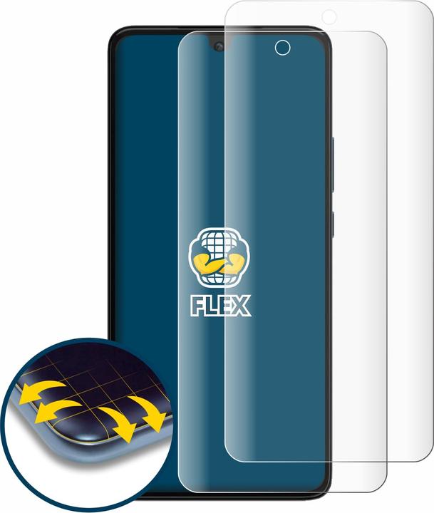 Productafbeelding BROTECT Volledig bedekkende screen protector (2 Stuk, Motorola Moto G84)