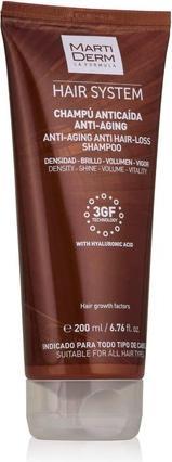 Image du produit Martiderm Hair System 3gf Champu Anticaida Antiaging 200ml (Shampoing liquide)