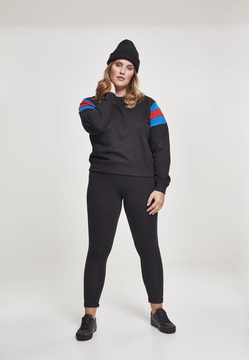 Produktbild Urban Classics Ladies Sleeve Stripe Crew (L)