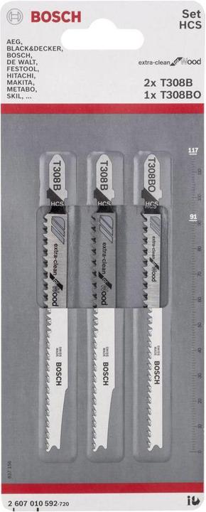 Produktbild Bosch Professional Zubehör Stichsägeblatt-Set, 3-teilig