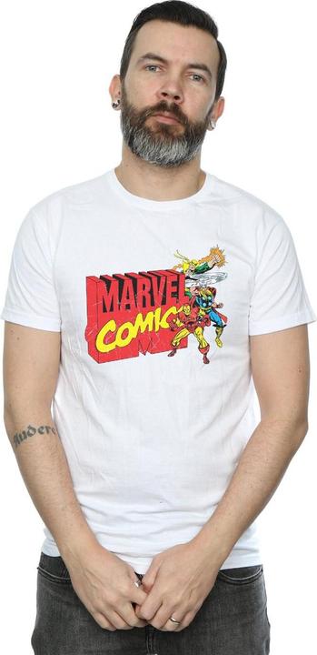 Immagine prodotto Vintage Logo Blast Maglietta Uomo (M)