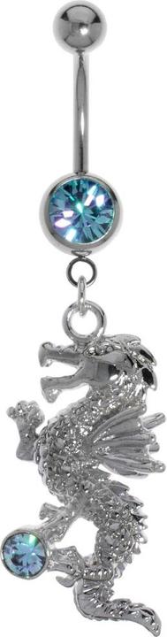 Immagine prodotto Bijouteria Piercing ventre (Acciaio chirurgico 316L, Vetro (di orologio), Ottone rodiato in ottone rodiato)