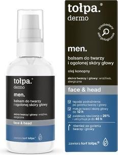 Tolpa Dermo Men Face and Scalp Balm for Face and Bald Scalp 75ml (Körperlotion, 75 ml)