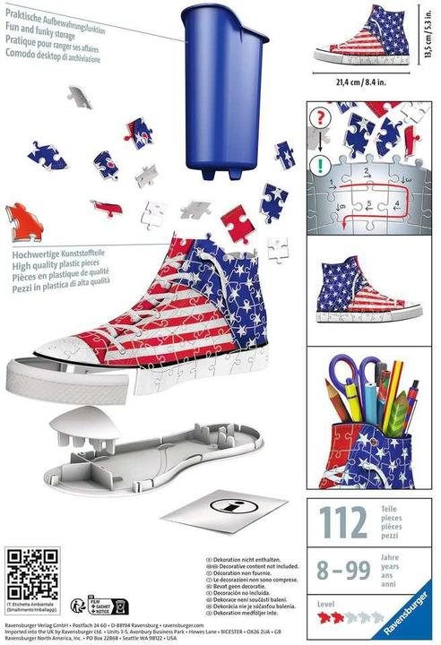 Immagine prodotto Ravensburger Bandiera delle scarpe da ginnastica (108 pezzi)