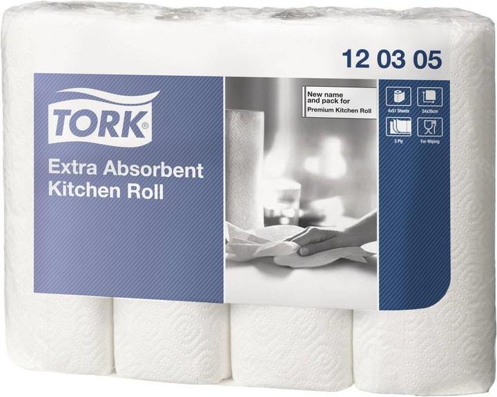 Image du produit Tork Essuie-tout Extra absorbant 12 x 4 rouleaux (48 x)