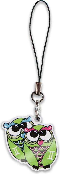 Produktbild Guscio Handyanhänger Charm Sternzeichen Zwillinge (Plexiglas, TPU, Kunststoff, Metall)