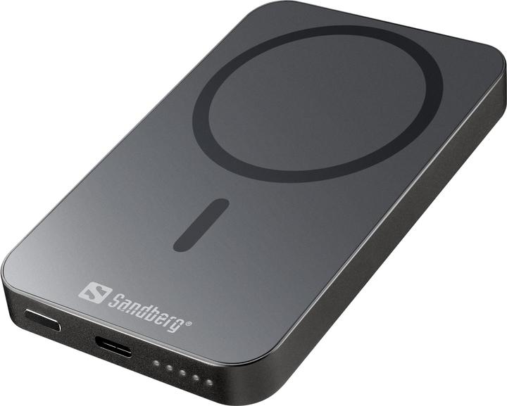 Produktbild Sandberg Mag Wireless Powerbank 5000ALU (5000 mAh, 20 W, 19.25 Wh)