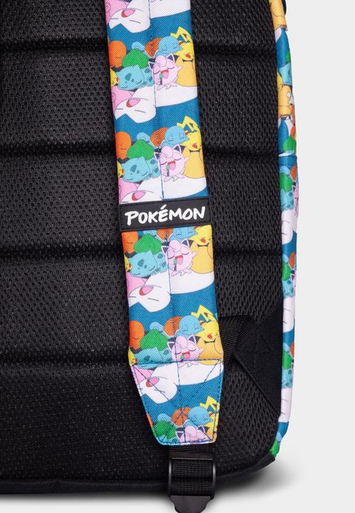 Actual product image Difuzed Pokemon Backpack Starter Pokemon All over Print