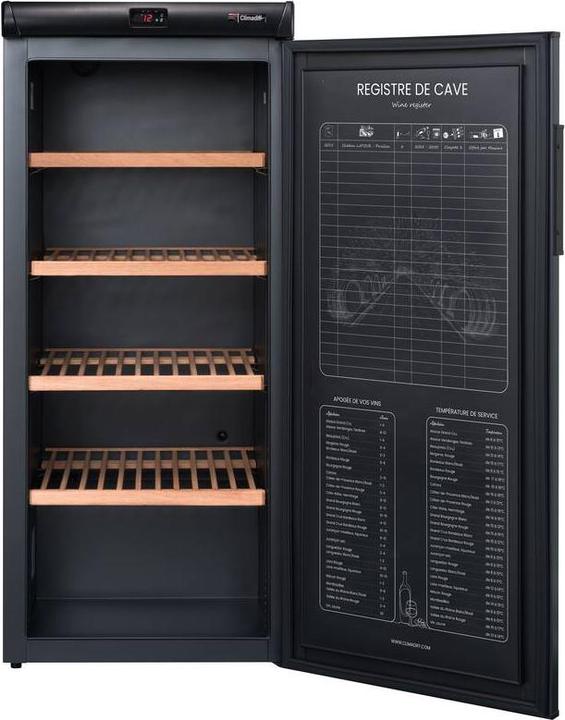 Image du produit Climadiff Weinkühlschrank RESERVE275F Freistehend, 1 Zone, 264
