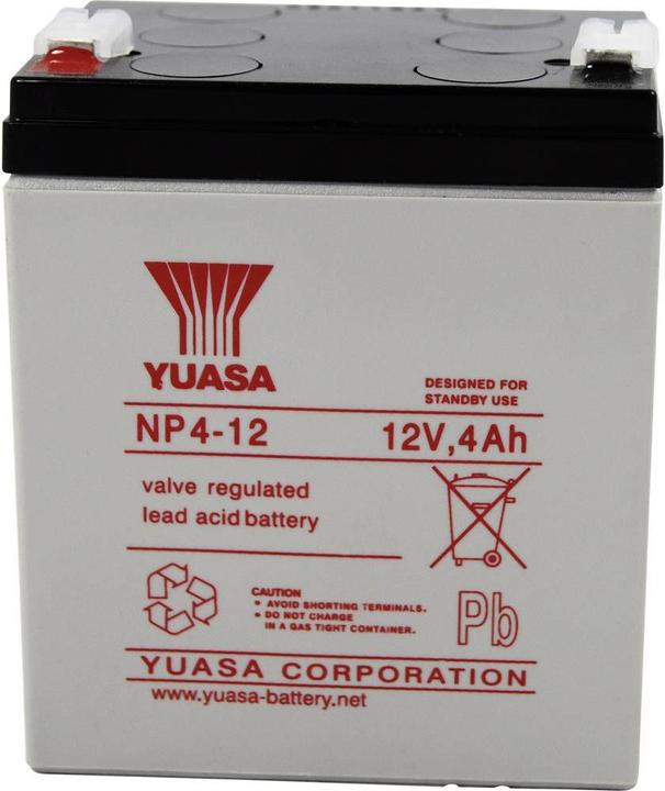 Image du produit Yuasa Batterie au plomb NP4-12 (12 V, 4000 mAh)