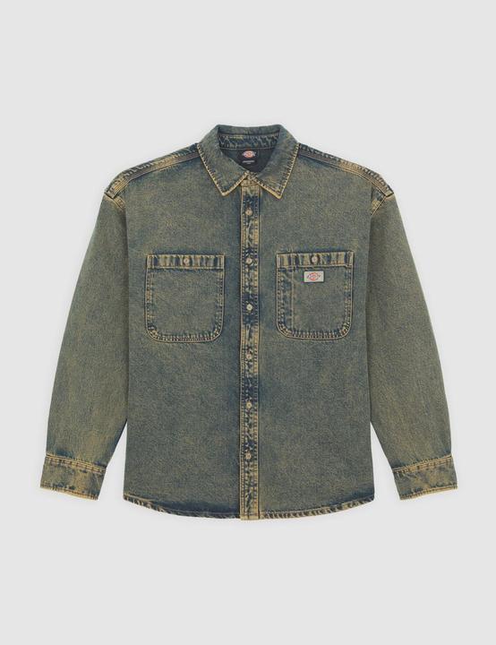 Produktbild Dickies Houston Ls Shirt Yellow Fade Ind (L)