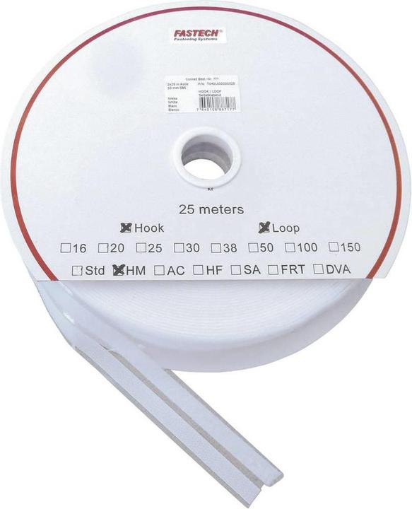 Actual product image Fastech Velcro tape for sticking on Adhesive- (10 mm)