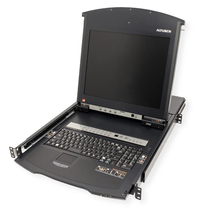 Actual product image Aten KL1516AiM ALTUSEN 19" console with KVM switch, 16-way, 43.18 cm