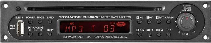 Actual product image Monacor PA-1140RCD ELA Radio/CD Module (Line-mixer)