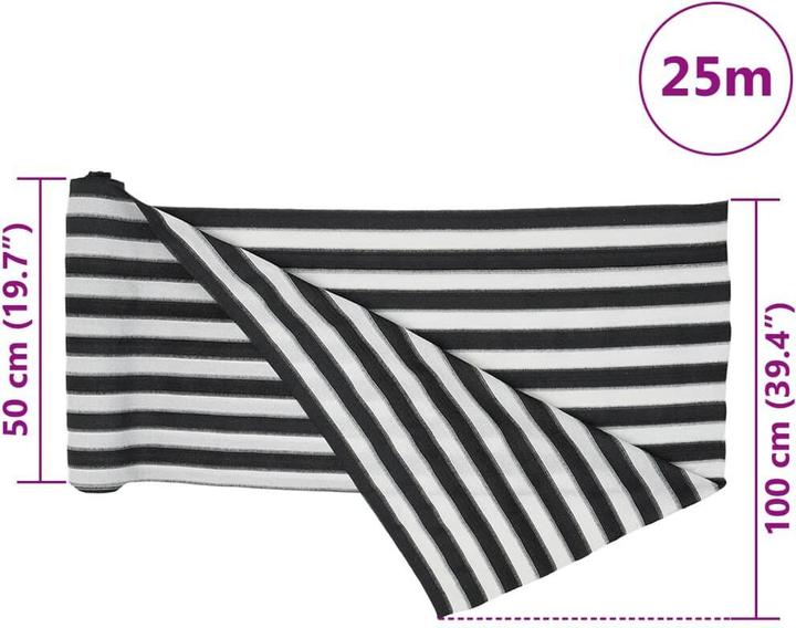 Immagine prodotto VidaXL Zaunblende HDPE 75 g/m² (2500 cm)
