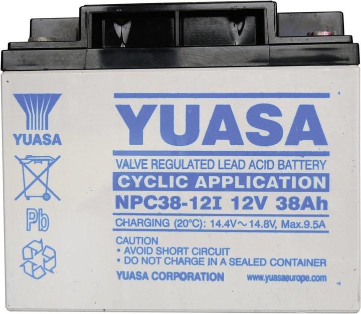 Produktbild Yuasa Bleiakku 12 V 38 Ah NPC38-12 N (12 V, 38000 mAh)