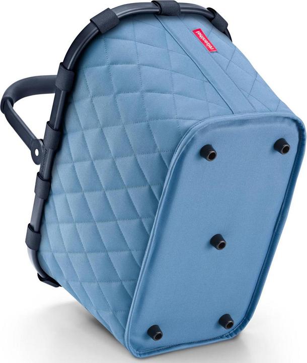 Actual product image reisenthel carrybag frame rhombus blue - Sturdy shopping basket with lots of storage space and practical