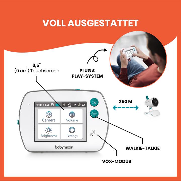 Image du produit Babymoov Yoo Feel (Vidéo et audio, 250 m)