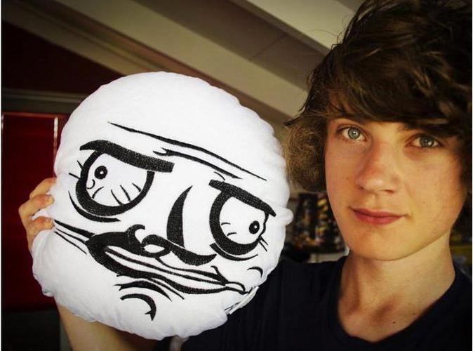 Produktbild Meme Kissen, Me Gusta Face (40 x 40 cm)