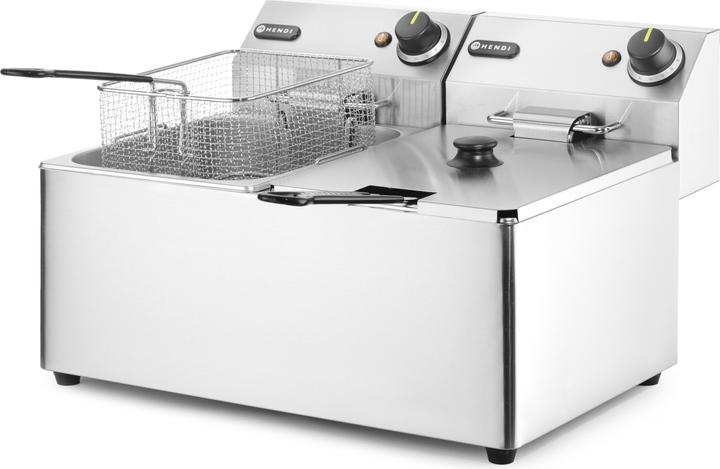 Actual product image Hendi Deep fryer, Blue Line 2x8L