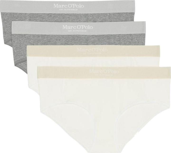 Produktbild Marc O'Polo 4er Pack Iconic Rib Hipster (S, 4er Pack)