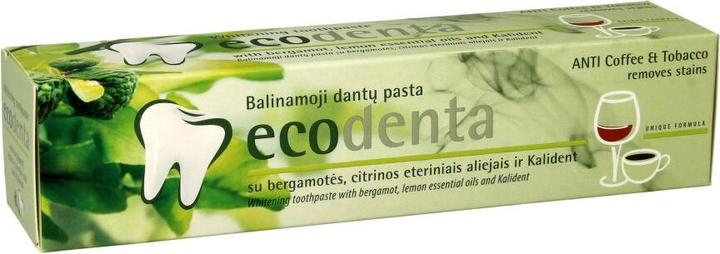 Actual product image Ecodenta Toothpaste Whitening ANTI Coffee & Tobacco (100 ml)